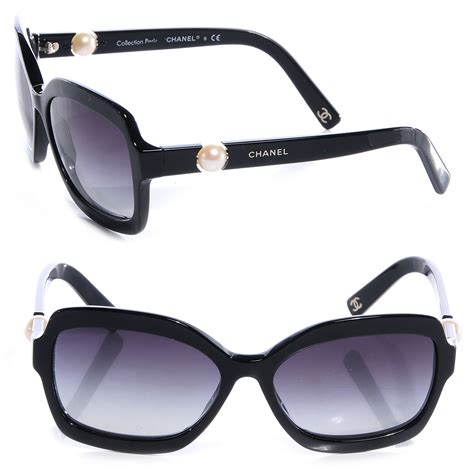 chanel black pearl sunglasses